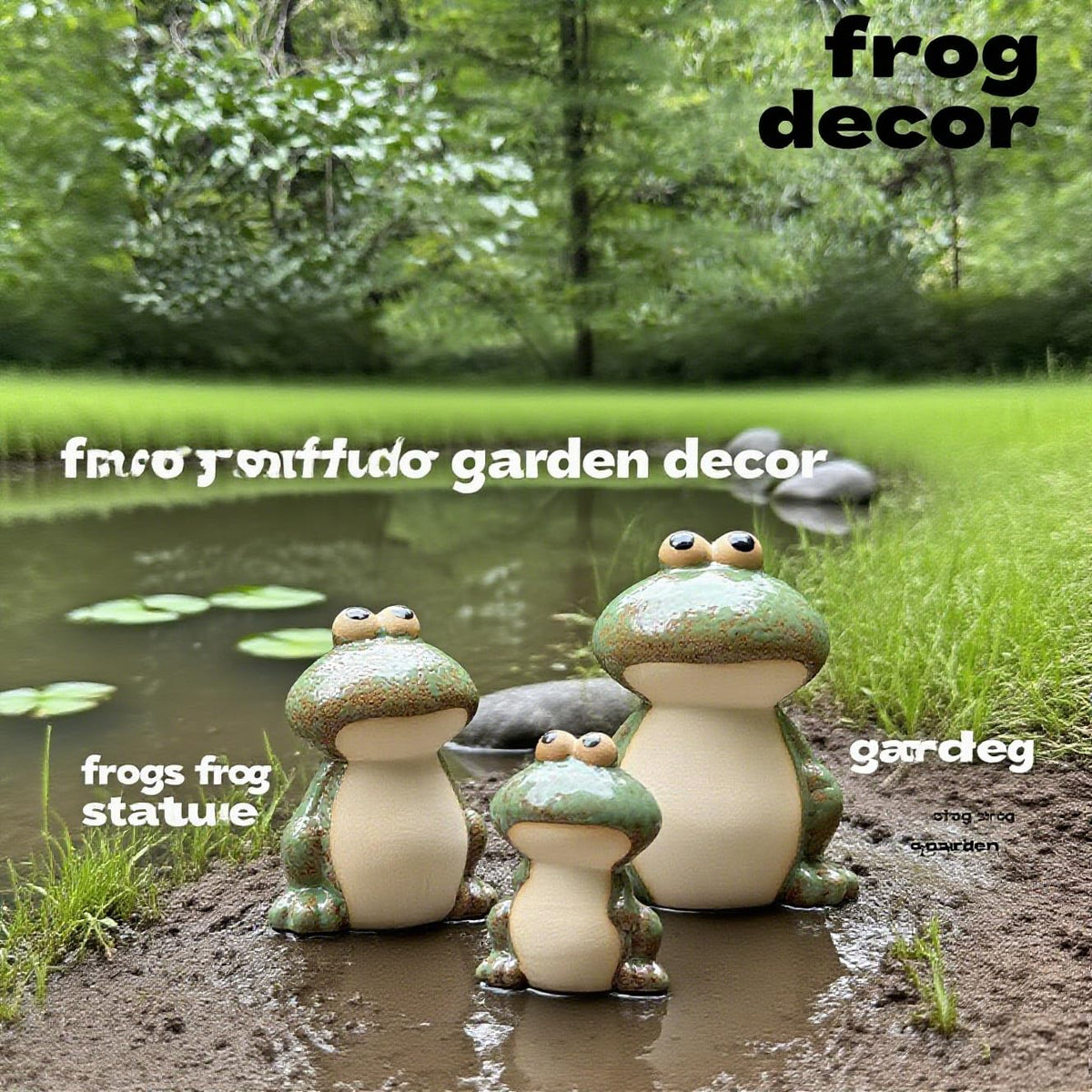 EOREA Lawn garden ornaments versatile backyard accents