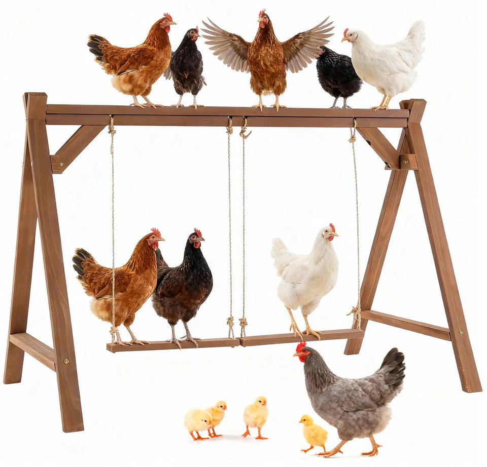 EOWOAN chicken roosting bars 50-inch top view for spacious flock perching
