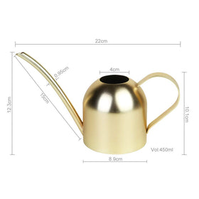 E.Palace gold water can ergonomic-handle for comfortable, controlled watering