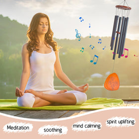 EPARTSWIDE Moms Wind Chimes by doorway, welcoming guests with soft sound.
