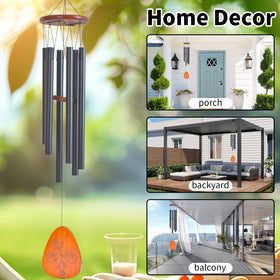 EPARTSWIDE Moms Wind Chimes displayed in garden for gentle outdoor tones.