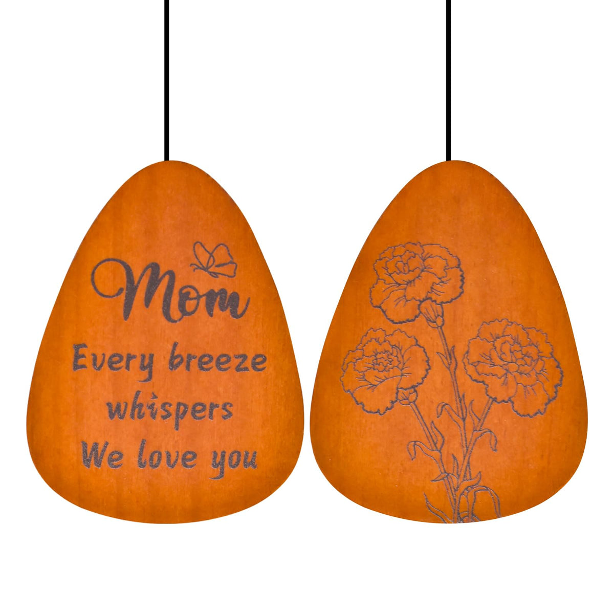 EPARTSWIDE Moms Wind Chimes unboxing, showcasing decorative packaging.