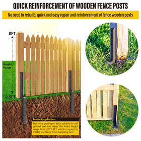 Epcee heavy duty steel fence anchor spike provides lasting base support