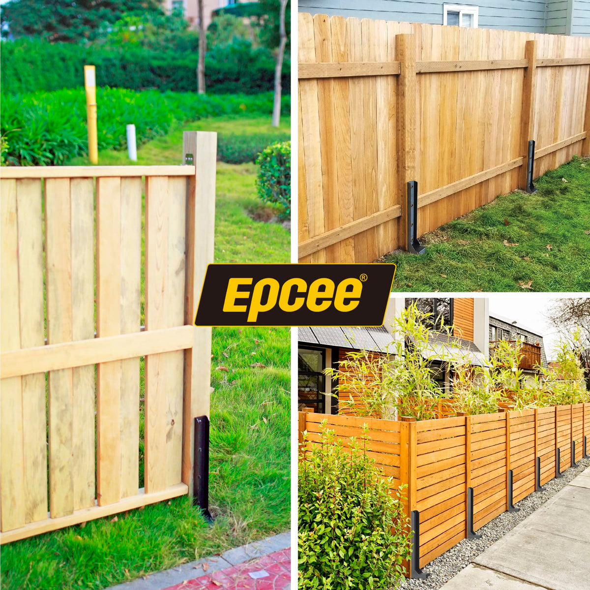 Epcee sturdy post stabilization system improves fence rigidity during wind