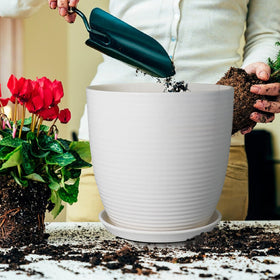 EPFamily planter on indoor shelf for versatile home use.