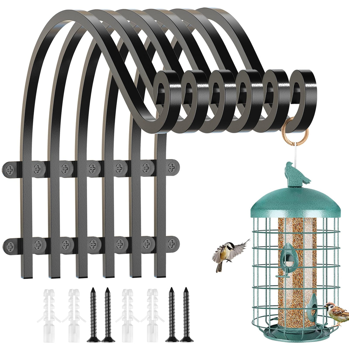 EPHECH 6Pack heavy-duty brackets with arch design for outdoor decor.