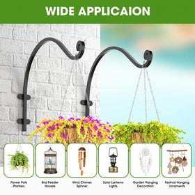 EPHECH versatile hanging bracket ideal for bird feeders, lanterns, pots