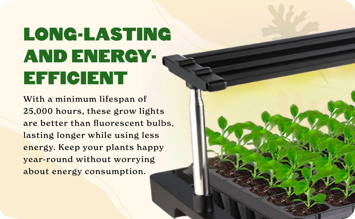Epic Gardening Energy-efficient 40-watt design saves power for indoor gardens