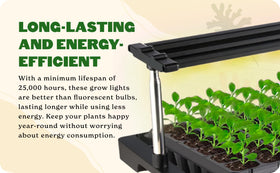 Epic Gardening Energy-efficient 40-watt design saves power for indoor gardens