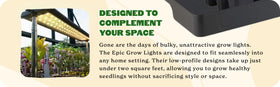 Epic Gardening Timer with multiple cycles enables easy, consistent light schedules