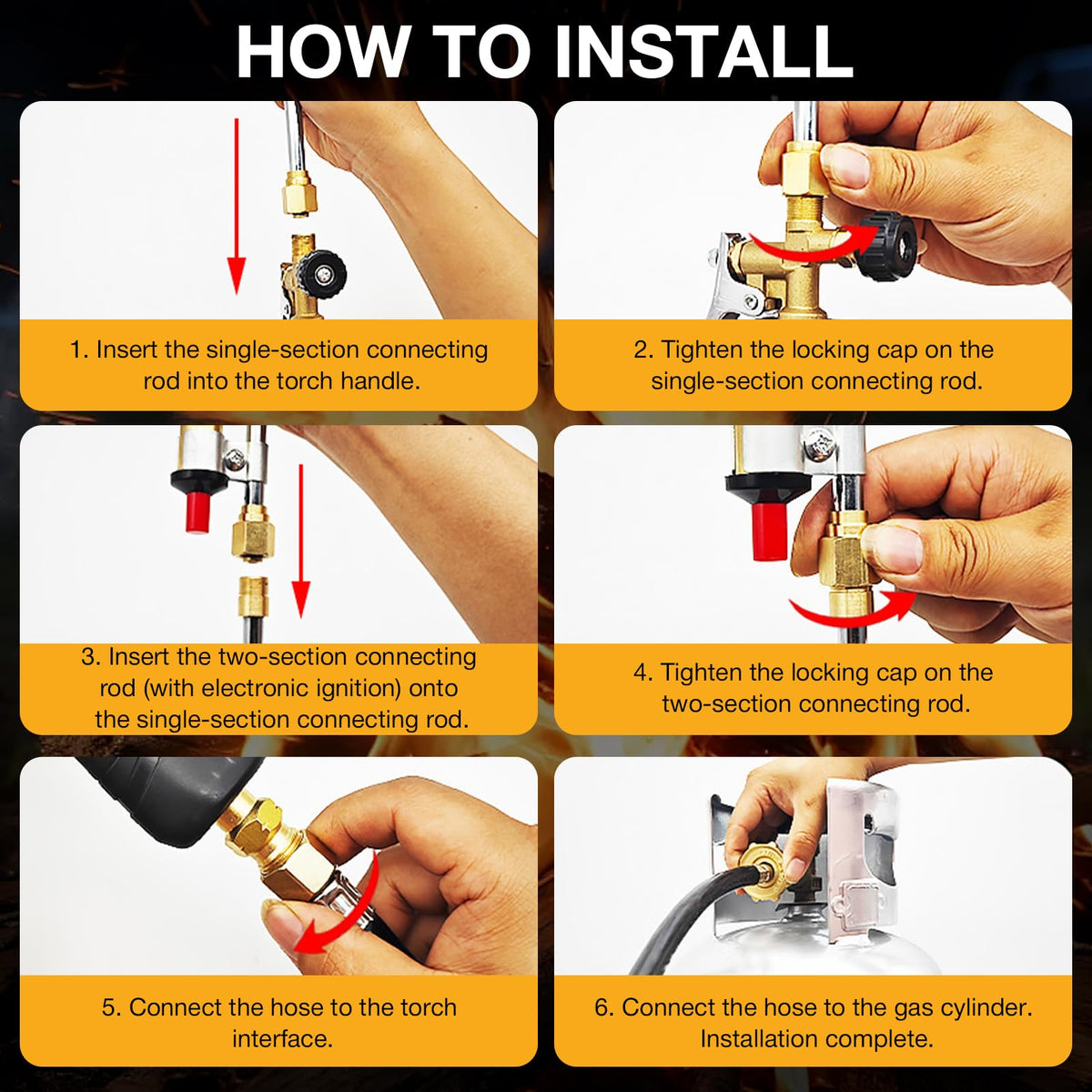 Eptchn 11.8 ft hose enables safer extended use during tasks.