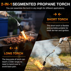 Eptchn adjustable flame control for precise weed treatment.