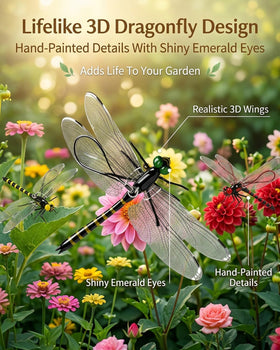 Equely Dragonfly Clips feature rustproof zinc clips for secure hat or bag attachment.