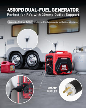 ERAYAK 4500W RV outlet demo, 30A support for campers
