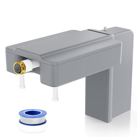 Ereto Automatic Pool Filler gray outlet area shows simple setup for steady water levels