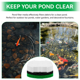 ERETOW complete filtration kit supports outdoor pond upkeep and koi ponds.