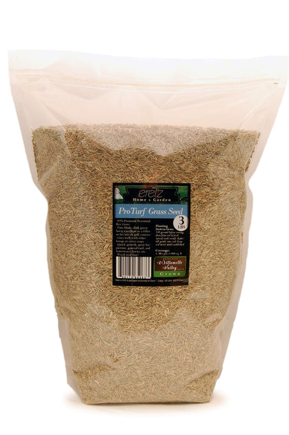Eretz ProTurf perennial ryegrass seed for a fine lawn with quick establishment