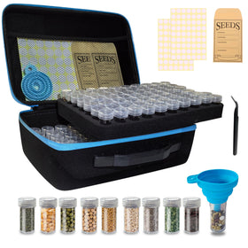 ERFEI 140-slot seed storage box shows organized seed storage and easy access.