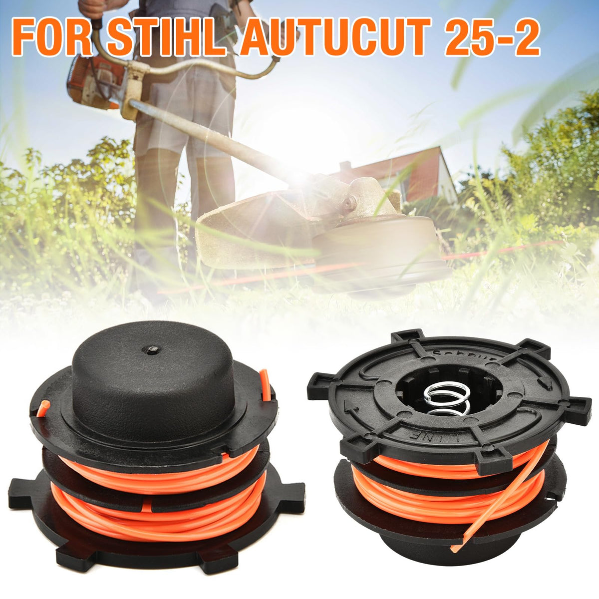 ERGIT compatible with many Stihl and Weed Eater trimmer heads for quick replacements.