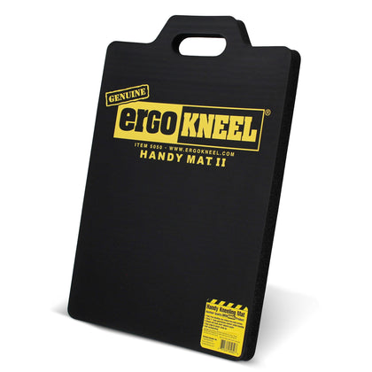 ErgoKneel foam kneeling pad with extra thickness provides cushioned comfort on hard surfaces