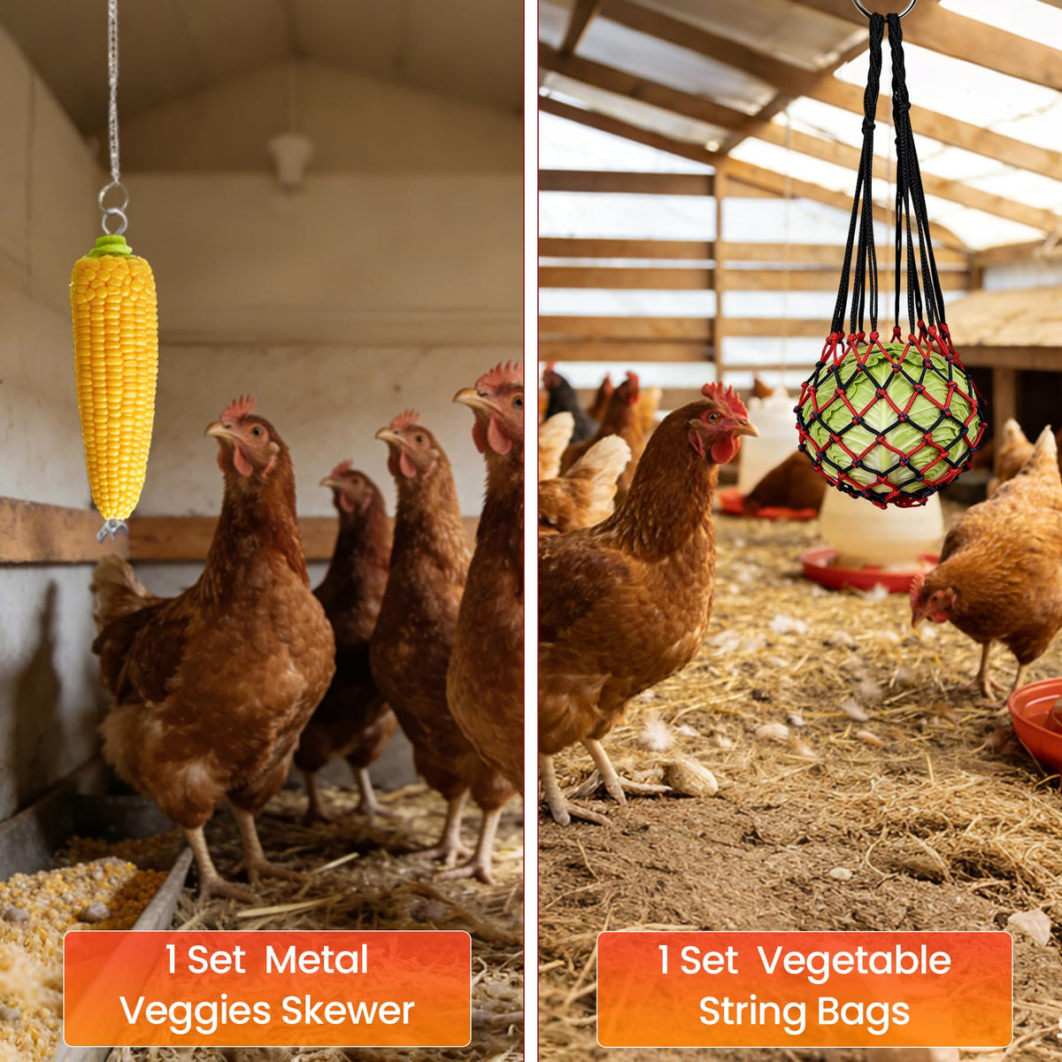 Erinaik 4-inch legs keep feeders off mud and ground in coop.