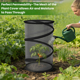 Erinaik outdoor plant cage guards strawberries and herbs