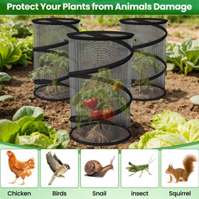 Erinaik wind-stable ground stakes keep the protector secure