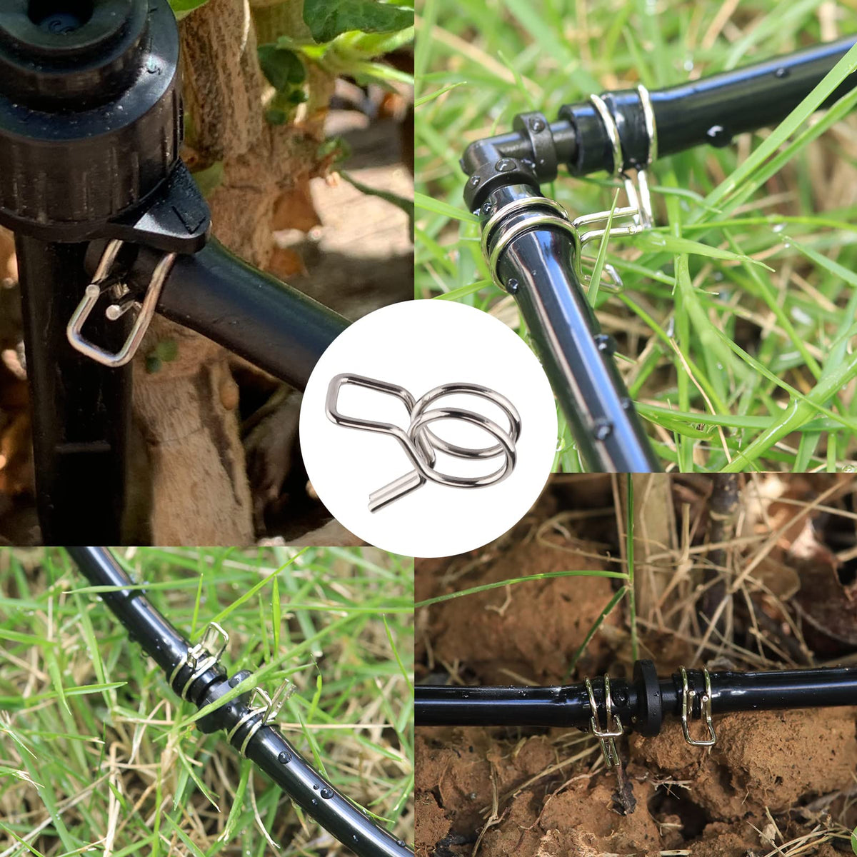 ERLSTE double-wound wire clamps distribute pressure for reliable connections.