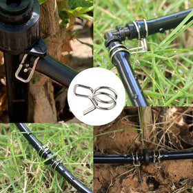 ERLSTE double-wound wire clamps distribute pressure for reliable connections.