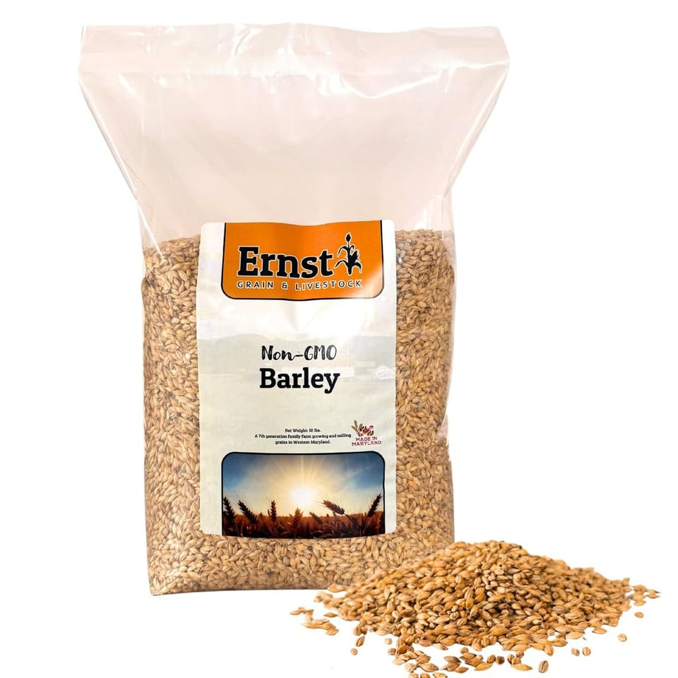Ernst Grain & Livestock non-GMO barley seeds in a 10 lb bag for farms