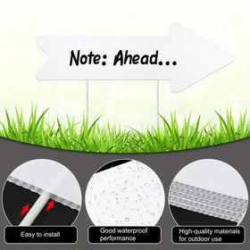 EROLPXE garden arrow yard signs displaying clear directions for guests.