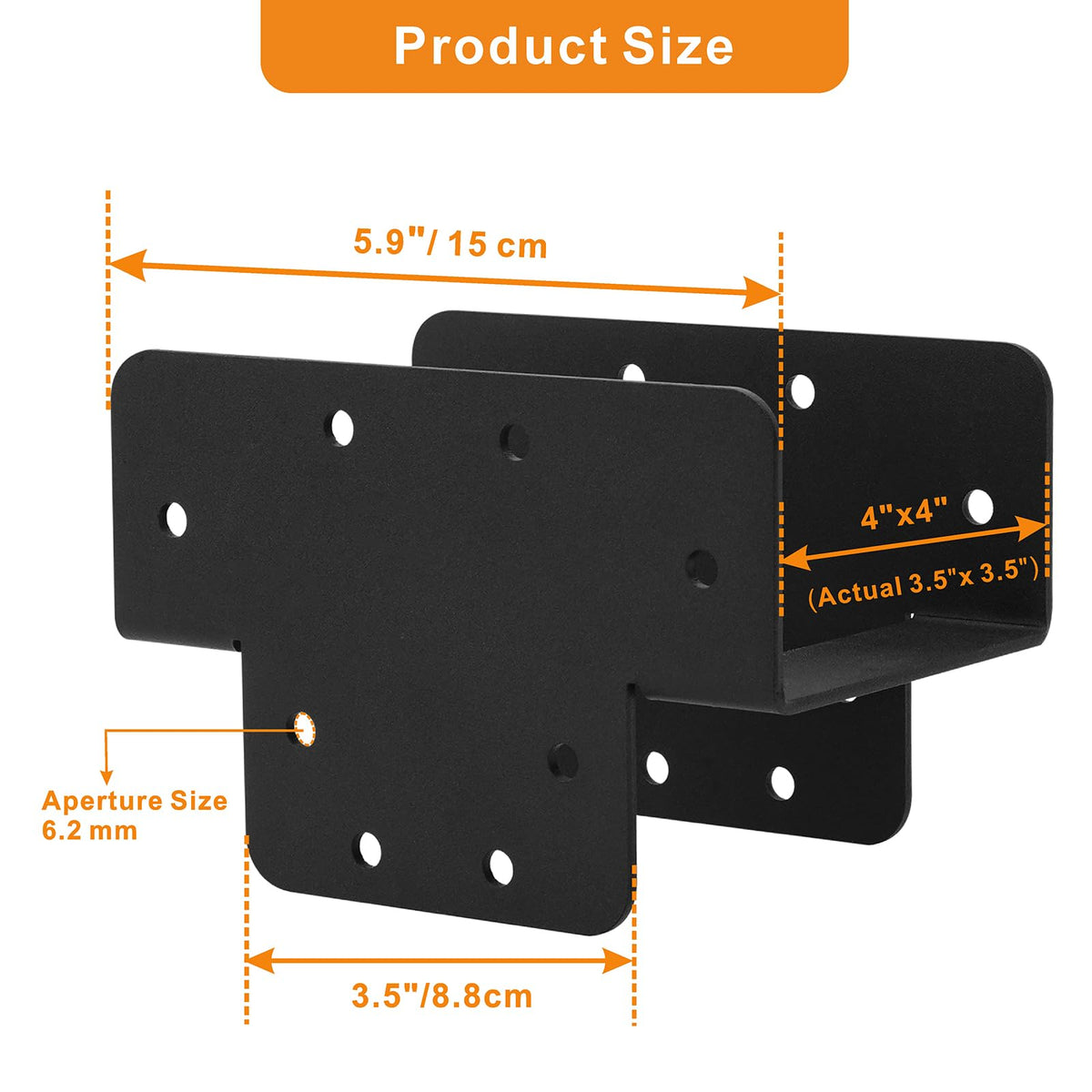 Ertuohg pergola kit installation process highlights easy bracket alignment and secure mounting