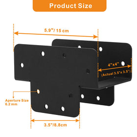 Ertuohg pergola kit installation process highlights easy bracket alignment and secure mounting
