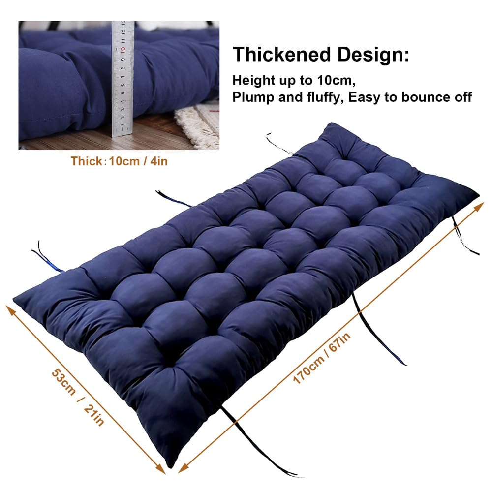ERWUDEling cushion dimensions 67 x 19 x 4 inch fit most loungers