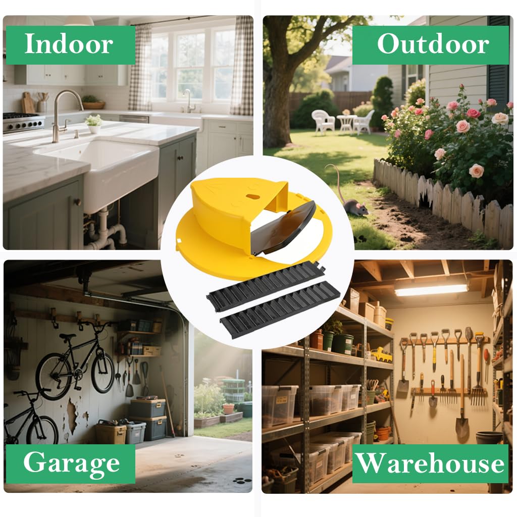 ERYNN indoor-outdoor trap setup enables versatile placement and easy release.