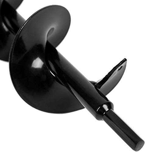 ERYTLLY 10-gauge flighting enables efficient soil and root digging.