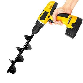ERYTLLY bulb planter spiral auger 12-inch drilling bulbs quickly and evenly.