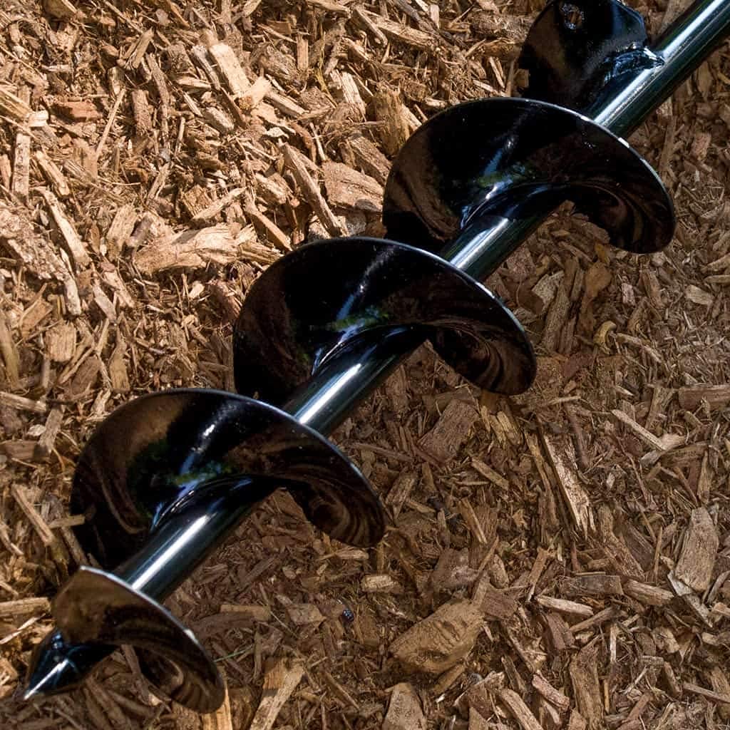 ERYTLLY ergonomic hex drive grip provides steady control during drilling.
