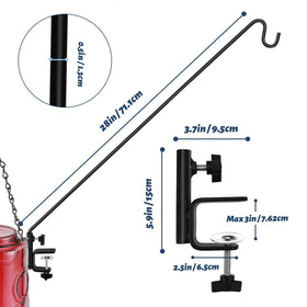 ERYTLLY included screws simplify installation on rails or posts