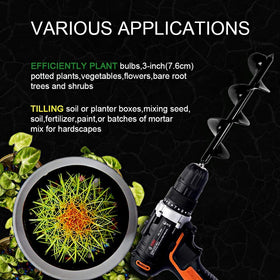 ERYTLLY machined point starts digging on hard soils with steadiness.