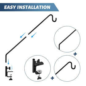 ERYTLLY deck hook ideal for wind chimes and lanterns outdoors.
