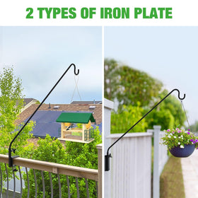ERYTLLY multi-purpose hanging hook supports wind chimes, lanterns, and planters.