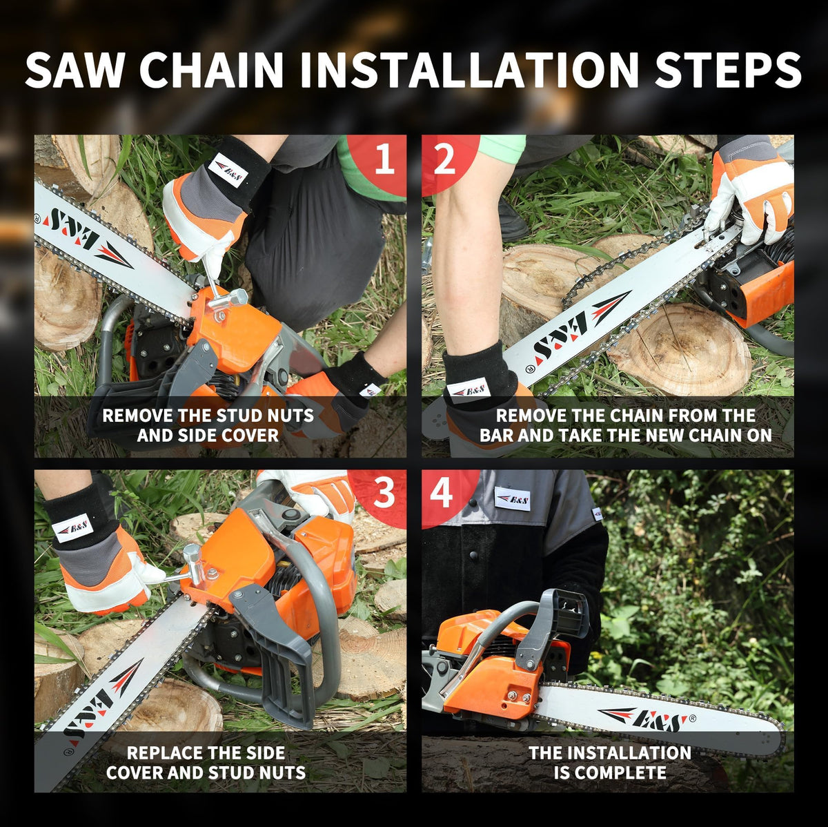 Broad compatibility with Husqvarna, Stihl, Echo, Makita and more