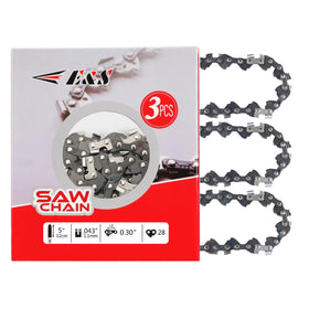 E & S 5-inch chain in DIN steel designed for tough cuts