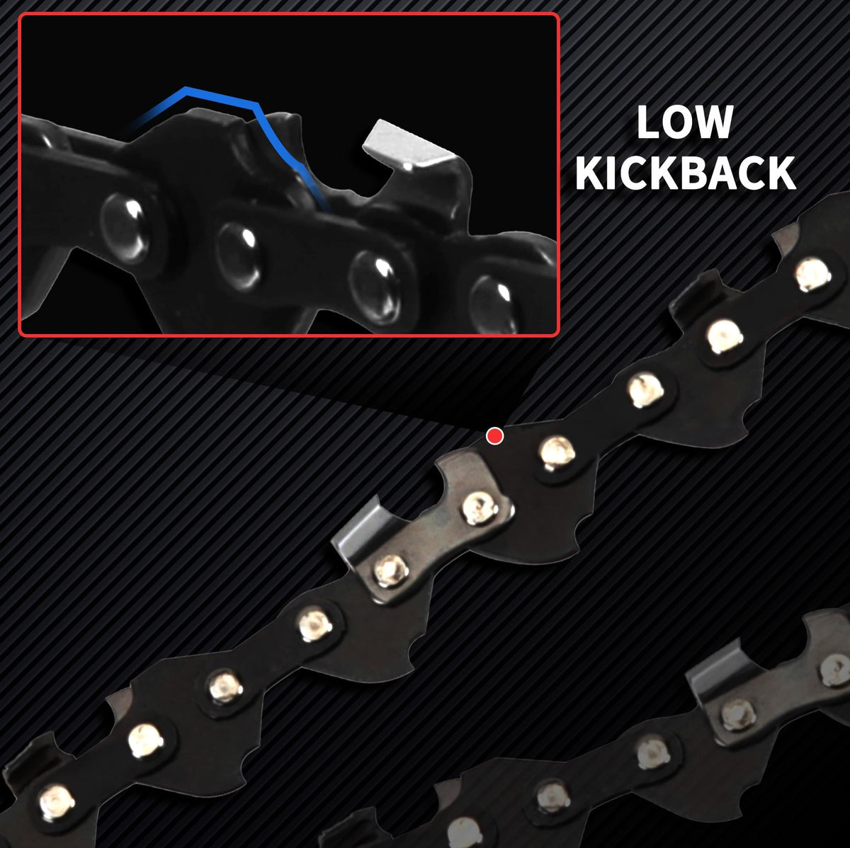 Laser-etched guide marks aid quick, precise installation