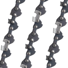 E & S chain with hard chrome plating resists wear during long cuts