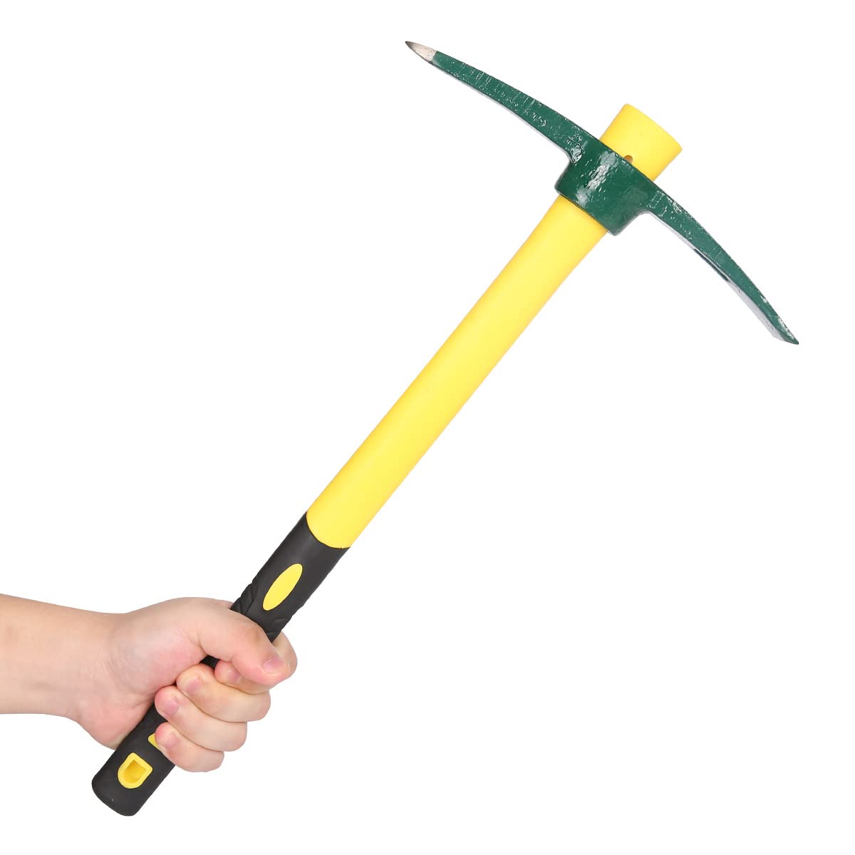 ESCULTORA double-headed pickaxe showing both pick and adze for versatile tasks.