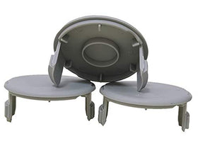 ESEYAIDA spool cap for 18V trimmers, durable plastic for smooth line feeding.