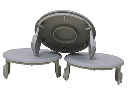 ESEYAIDA spool cap for 18V trimmers, durable plastic for smooth line feeding.