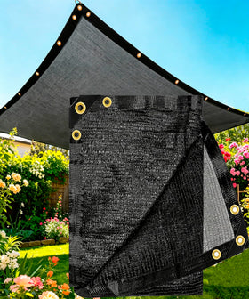 e.share 40-50 shade cloth in garden setting protecting plants from heat
